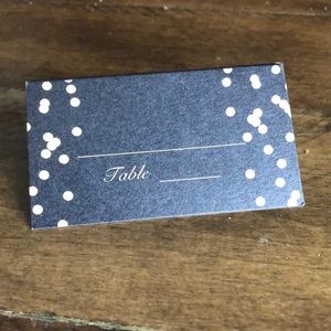 65 count Escort cards /placecards wedding or event